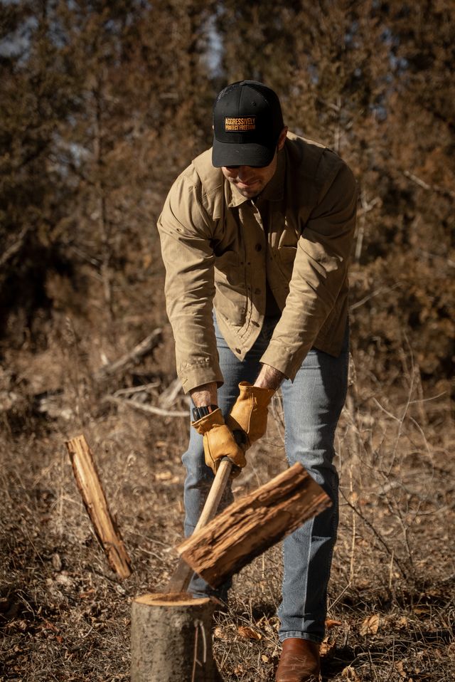 B hat wood splitting
